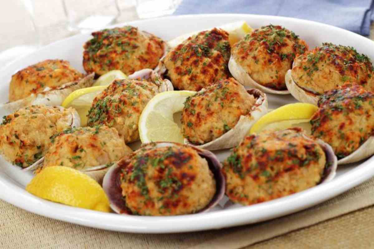 vongole ripiene e gratinate ricetta