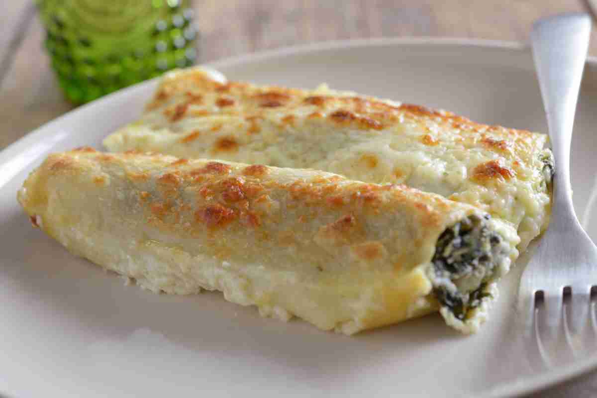 cannelloni ricetta ricotta e spinaci