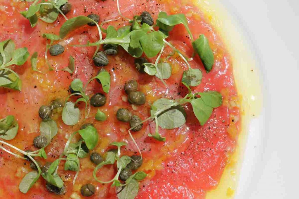 Carpaccio di tonno ricetta 