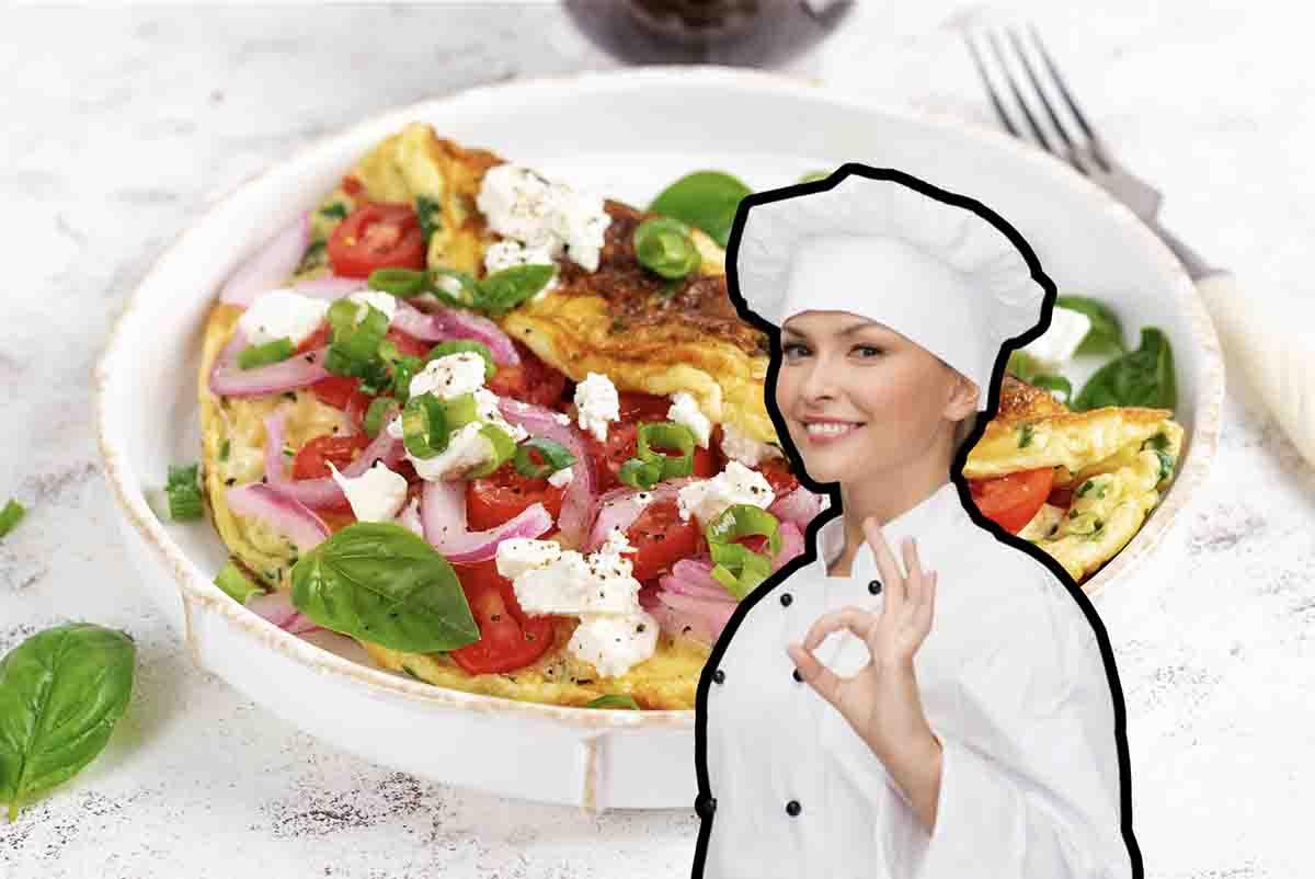 Frittata morbida con cipolle