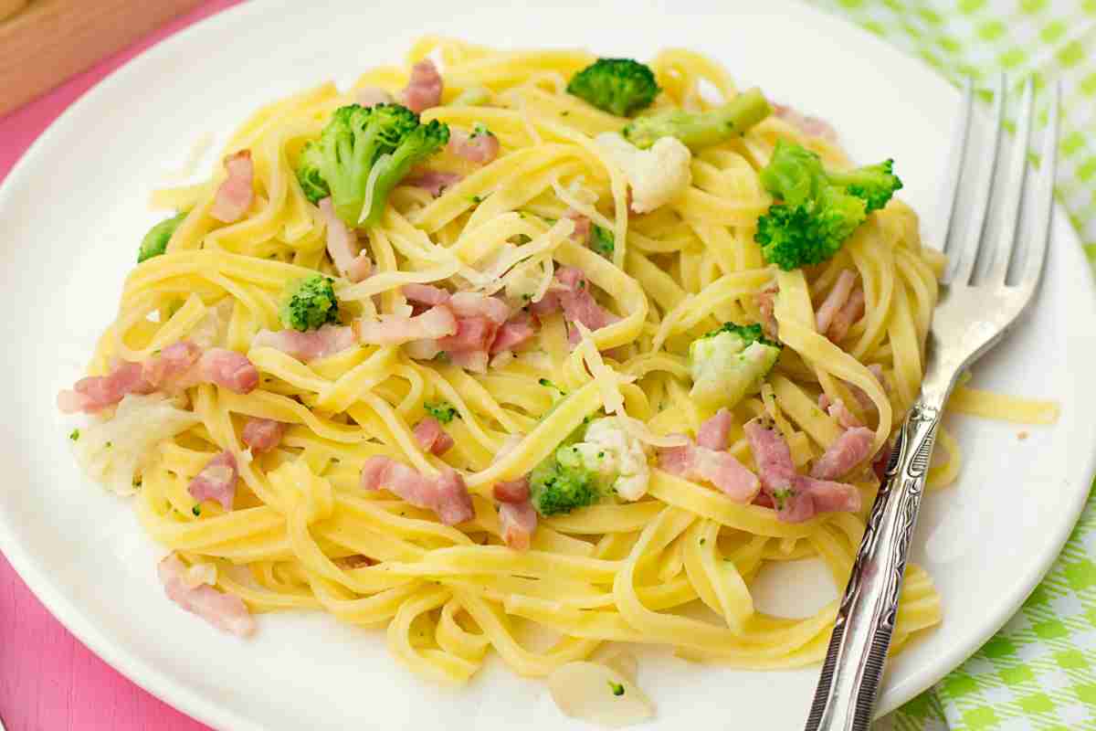 ricetta del giorno Pasta broccoli e pancetta