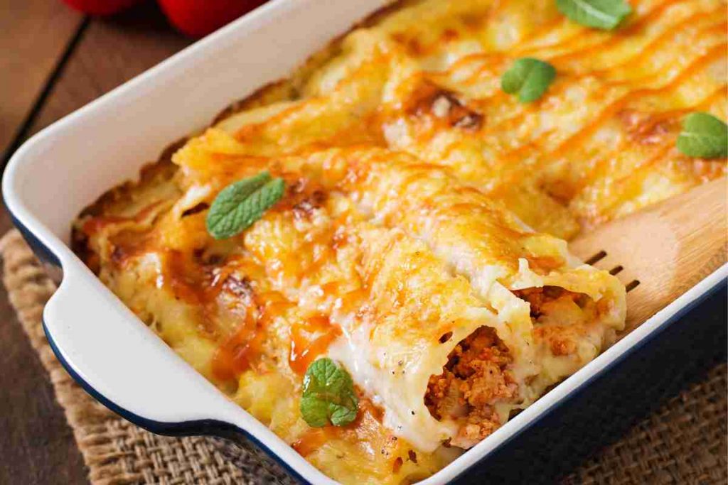 cannelloni ripieno di carne