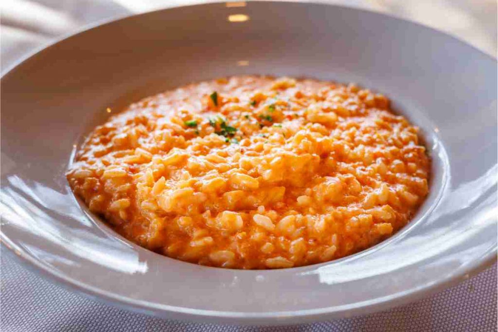 Risotto alla crema di scampi 