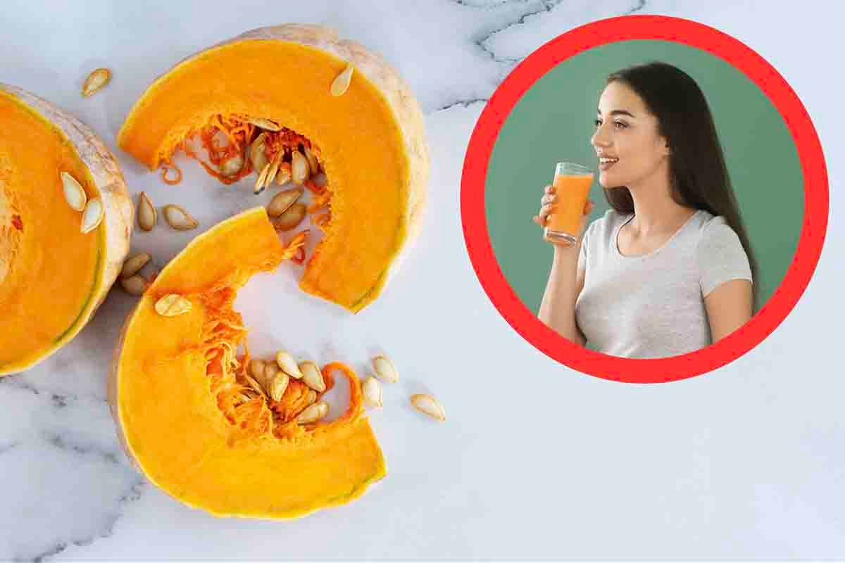 Non buttare questa parte della zucca: se la ricicli così, crei una deliziosa bevanda vegetale