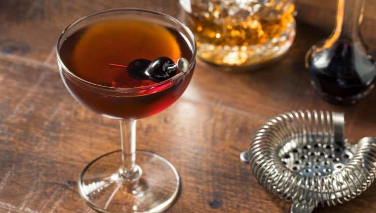 Manhattan cocktail 