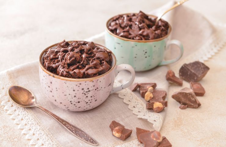 Mug cake al microonde - Burro Prealpi