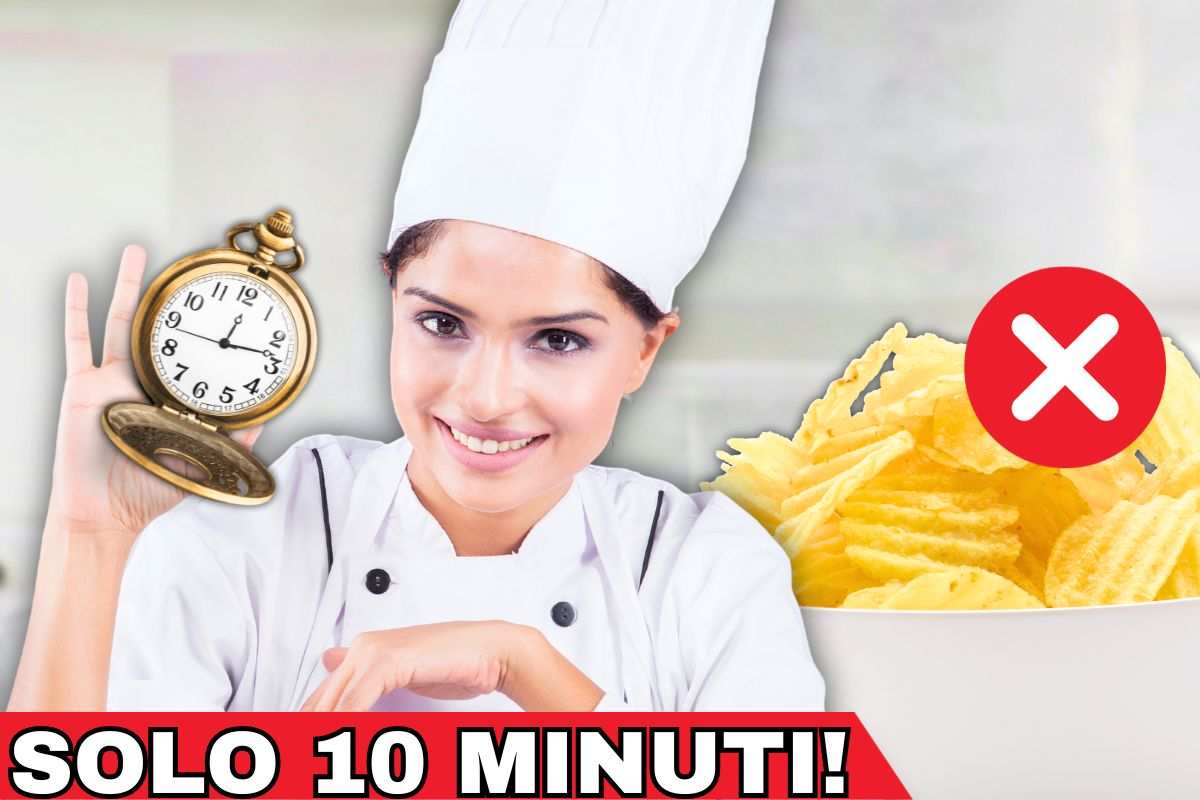 Altro che chips di patatine: in soli 10 minuti prepari uno snack salato croccante e tutto da gustare