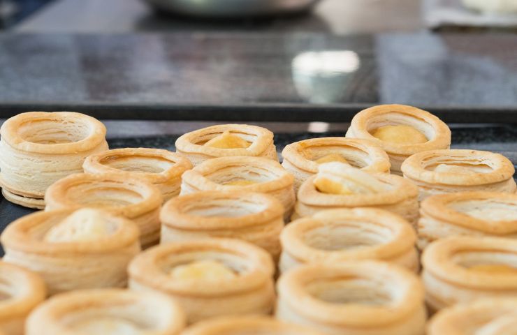 vol au vent al prosciutto ricetta