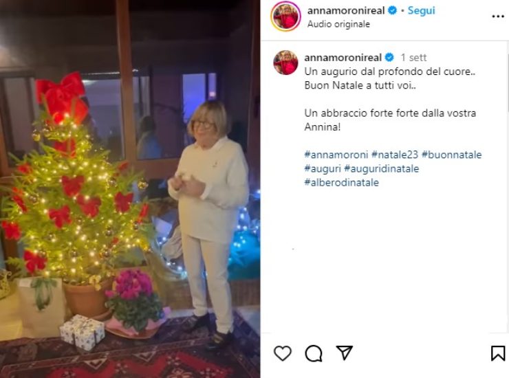 Anna Moroni sapete dove vive