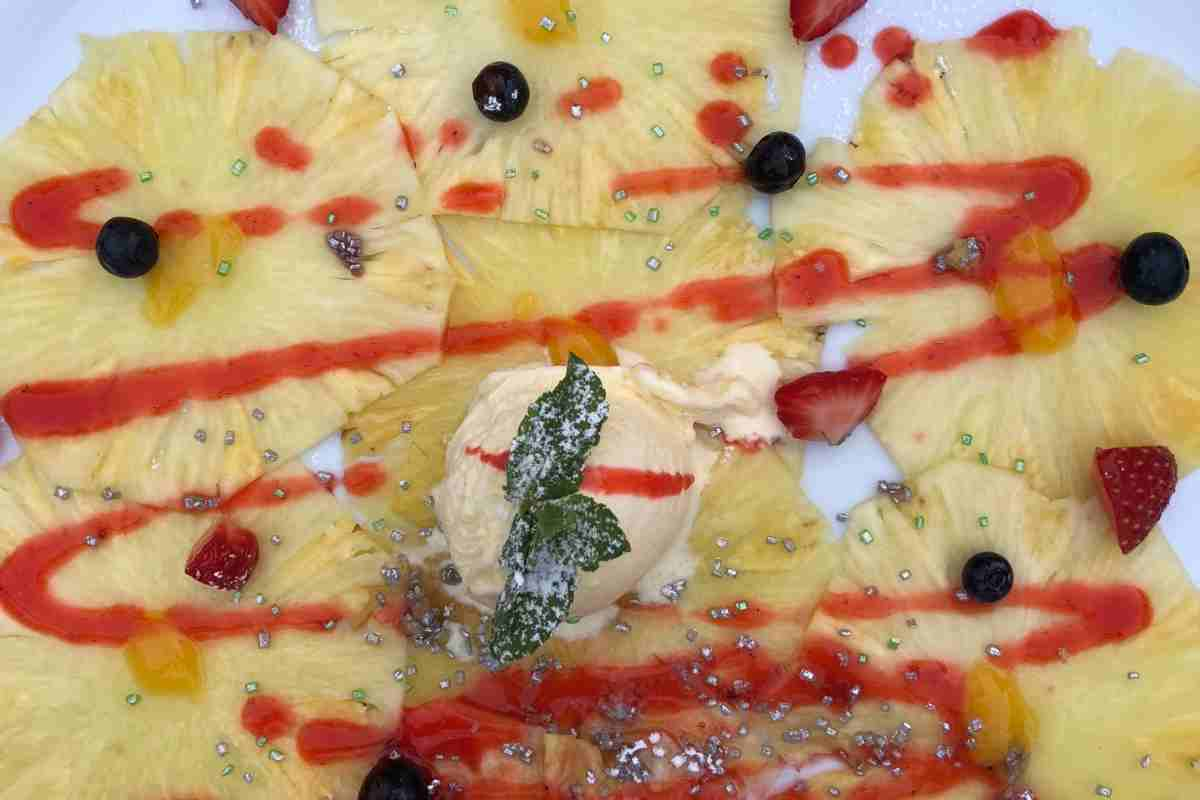 Carpaccio di ananas 