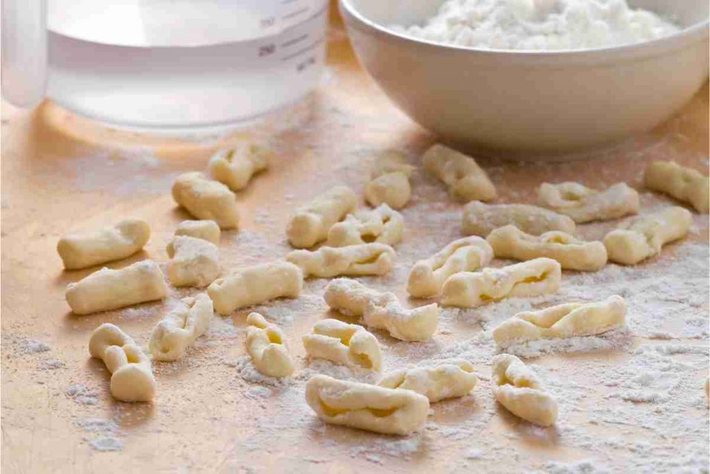 Cavatelli fatti in casa solo farina