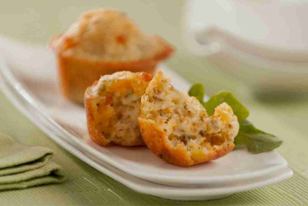 Muffin con salmone affumicato avanzato ricetta