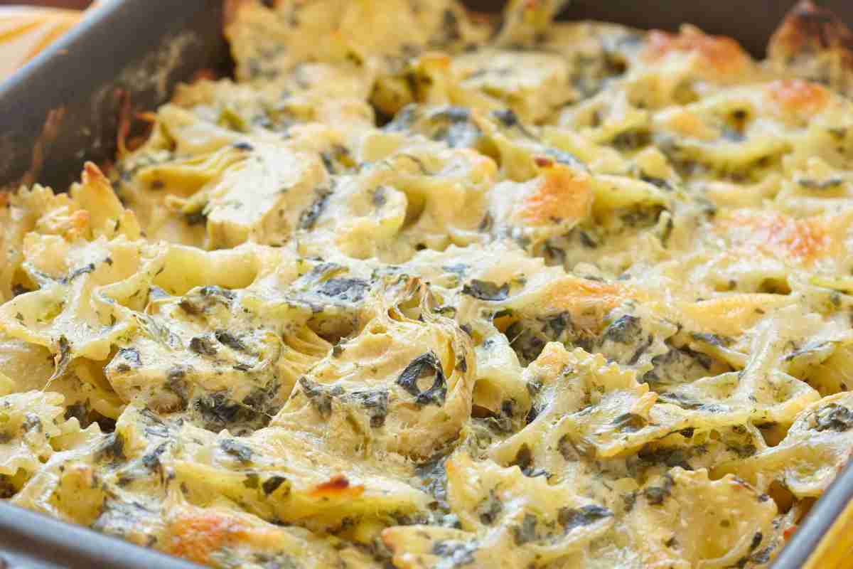 Se provi la pasta con gli spinaci al forno non vorrai preparare altro, è la preferita dai bambini