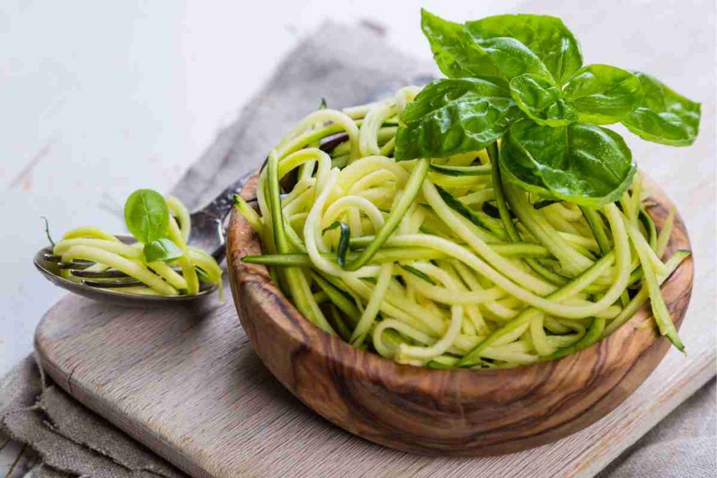 Spaghetti di zucchine 