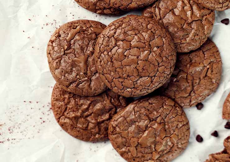 ricetta biscotti al cioccolato velocissimi