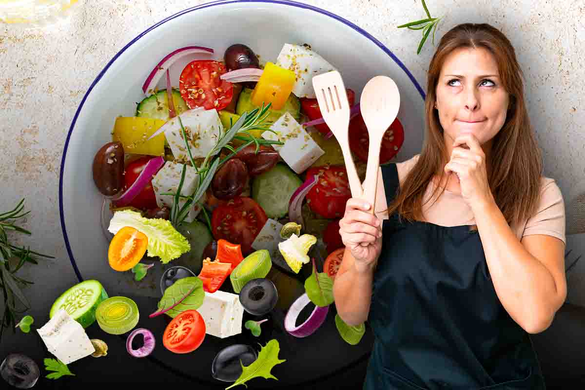 Insalata greca, la più consigliata dai nutrizionisti: ecco cosa ci metto per renderla irresistibile