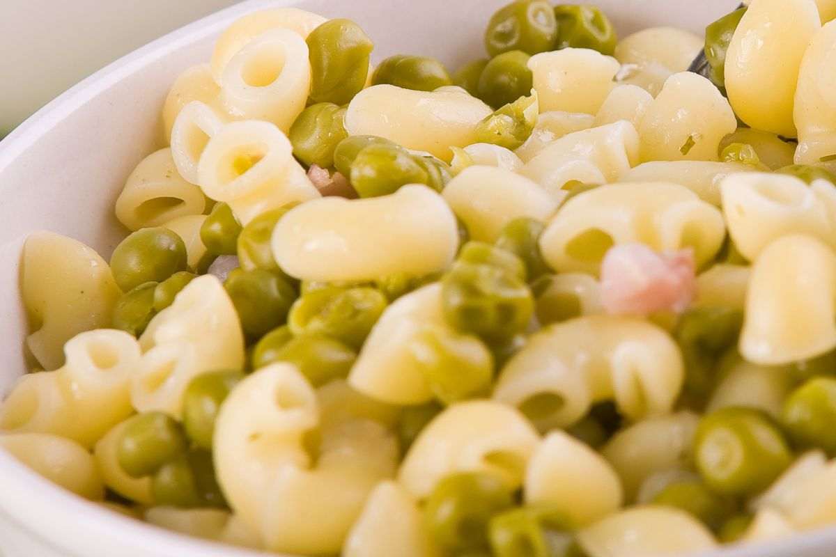 pasta e piselli ricetta