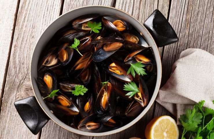 pasta fagioli e cozze ricetta