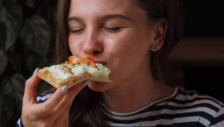 pizza margherita in padella