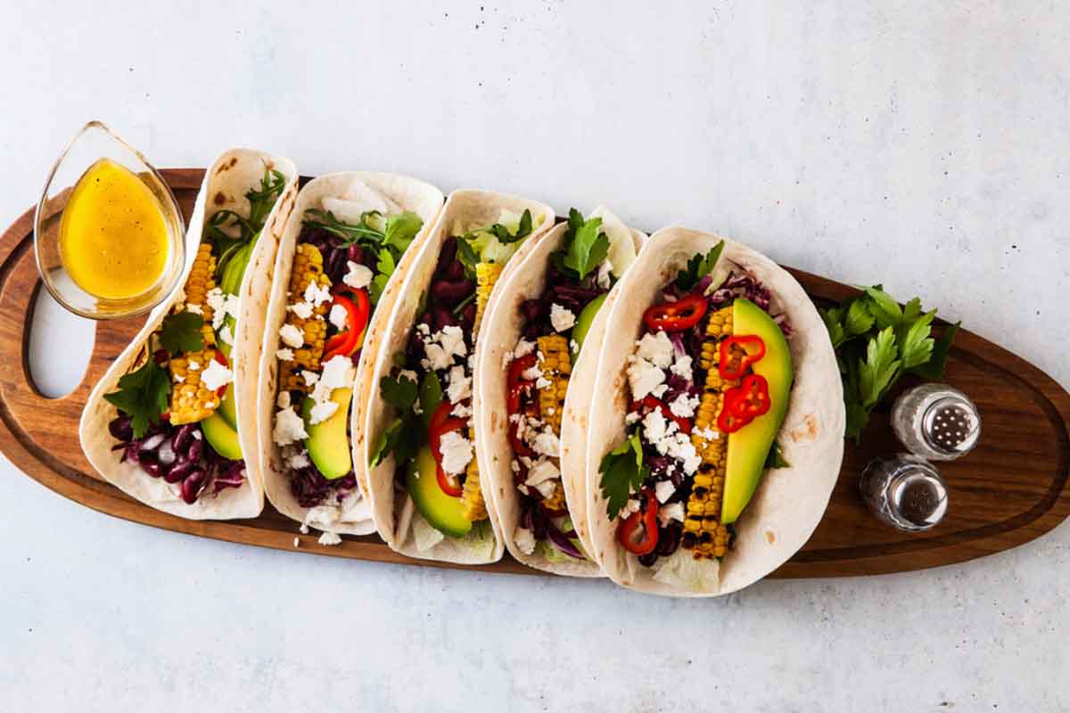 Ricetta dei tacos vegetariani