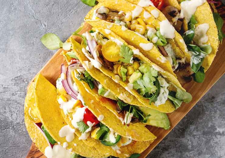 Ricetta dei tacos vegetariani