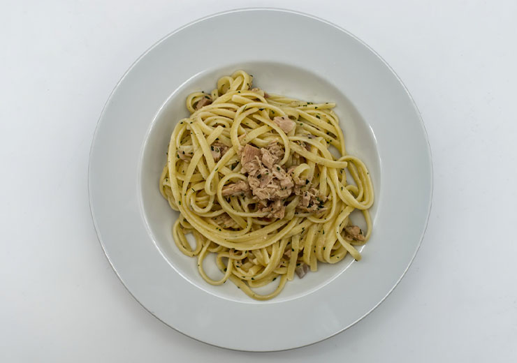 ricetta spaghetti al limone e tonno