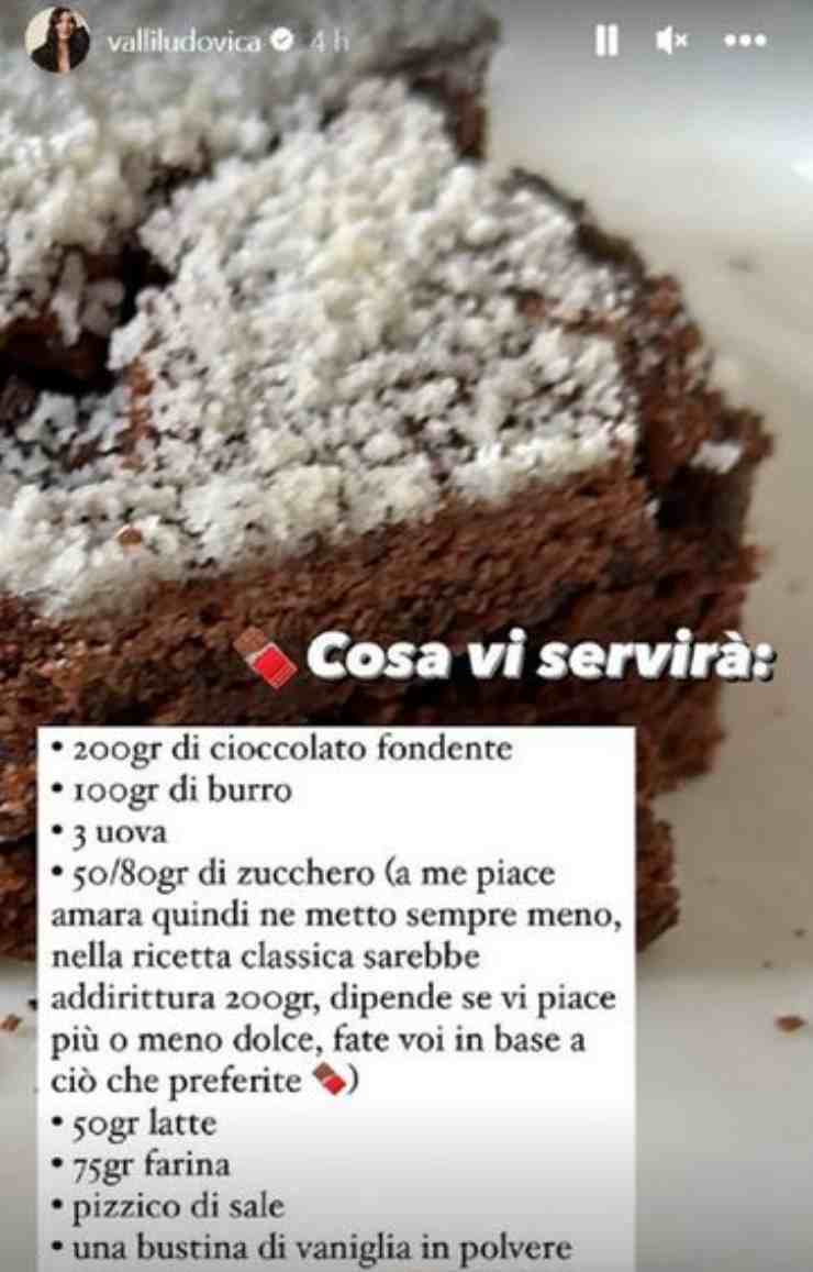 torta tenerina Ludovica Valli 