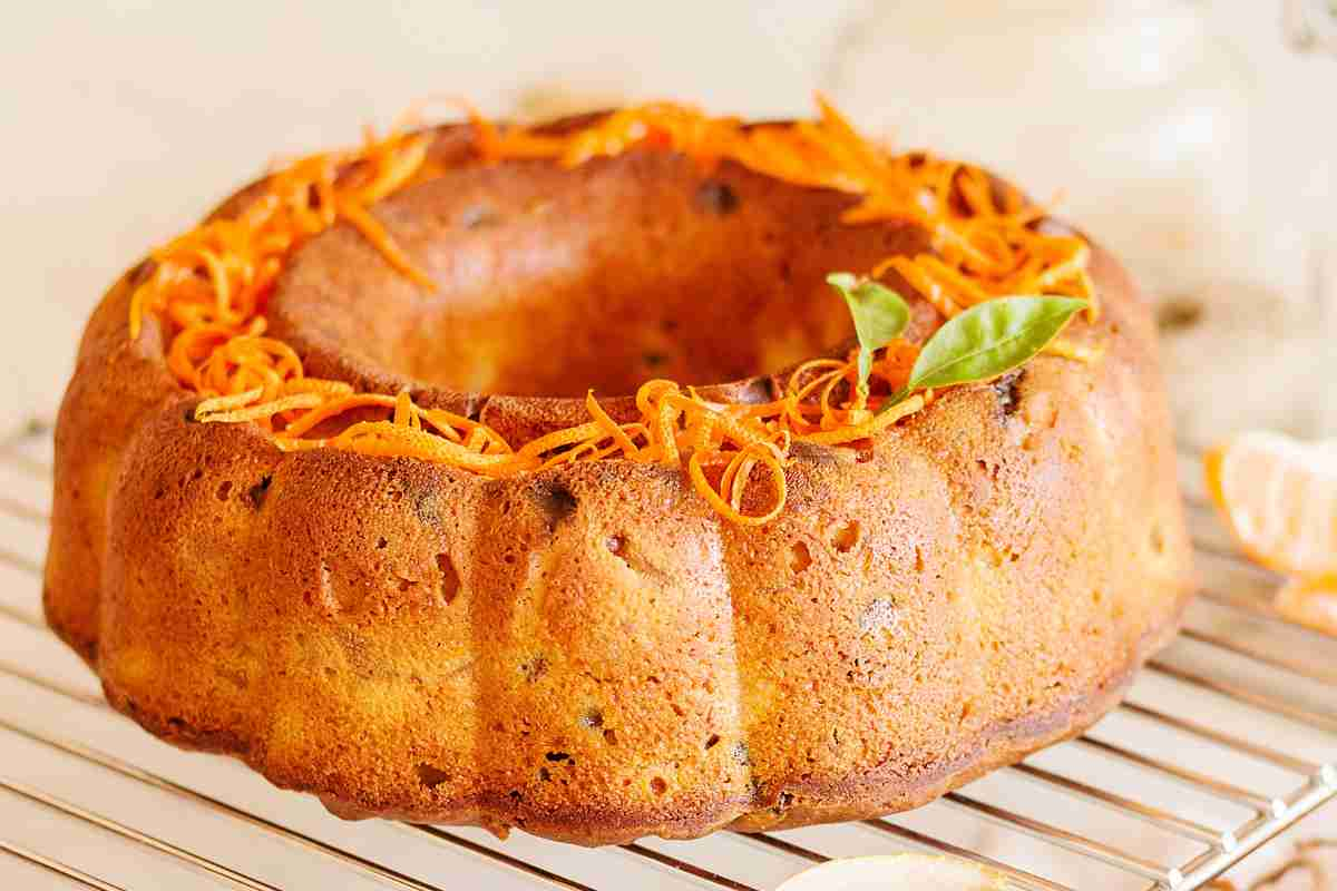 Ciambellone all'arancia ricetta