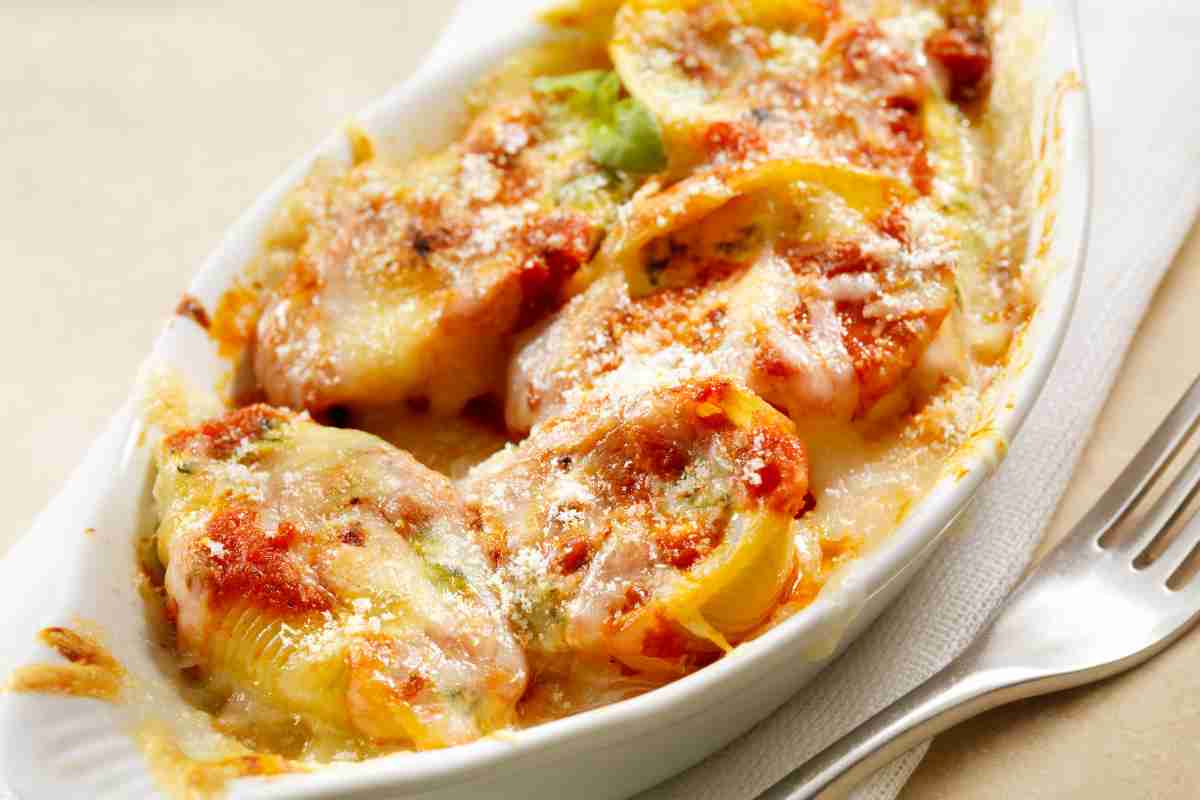 Conchiglioni ripieni al forno