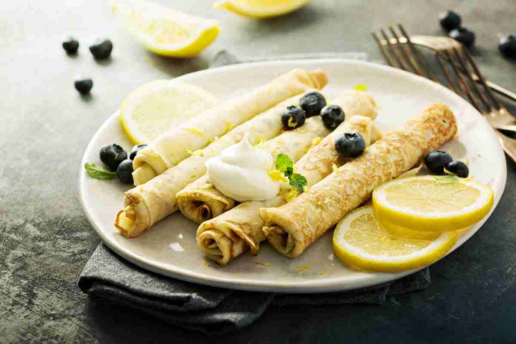 Crespelle ricotta e limone