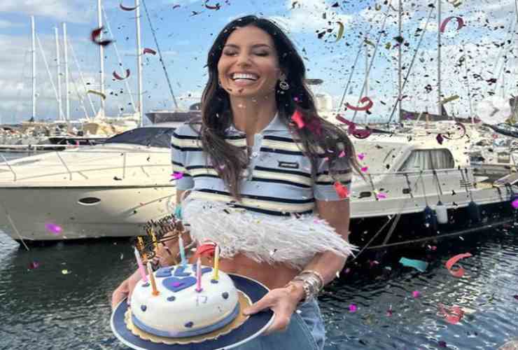 Elisabetta Gregoraci e il compleanno