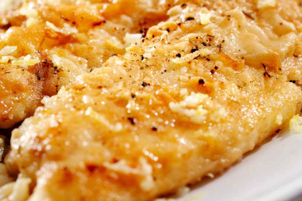 filetti di gallinella in padella al limone visti da vicino