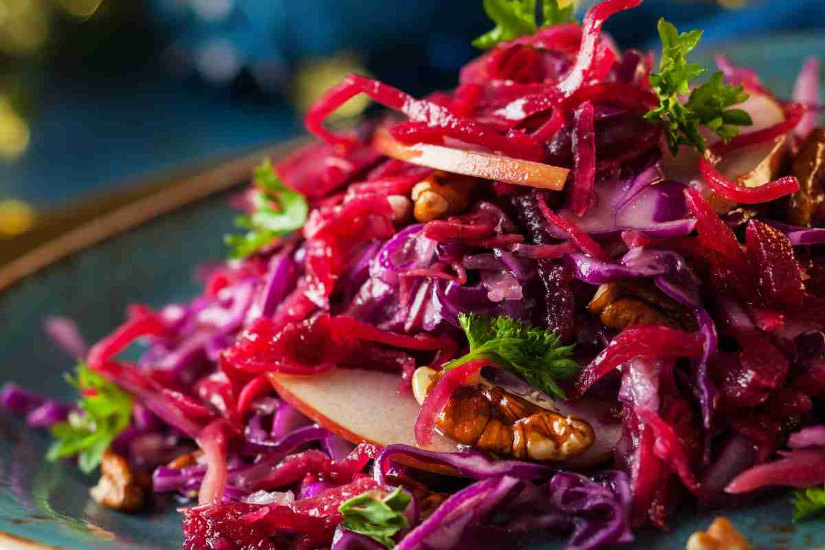 ricetta insalata di cavolo rosso