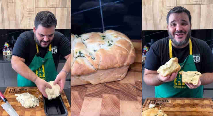 Pane in cassetta al basilico di jovaebbasta 