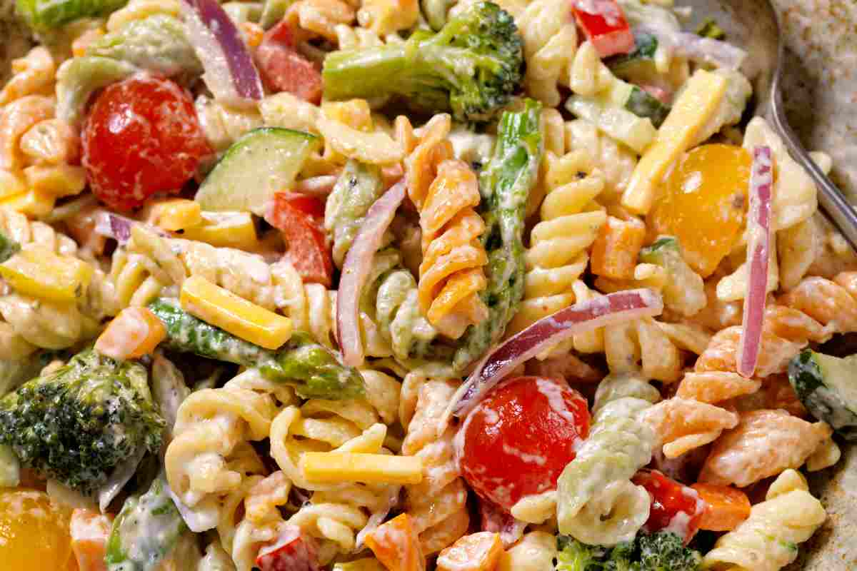 Pasta cremosa con le verdure ricetta