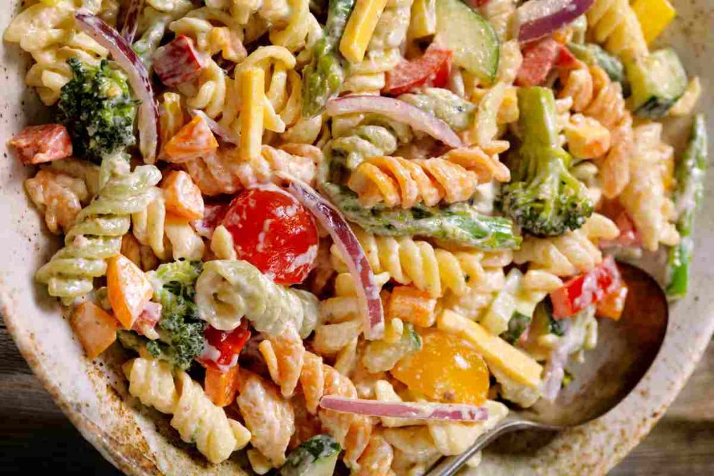 Pasta cremosa con verdure ricetta