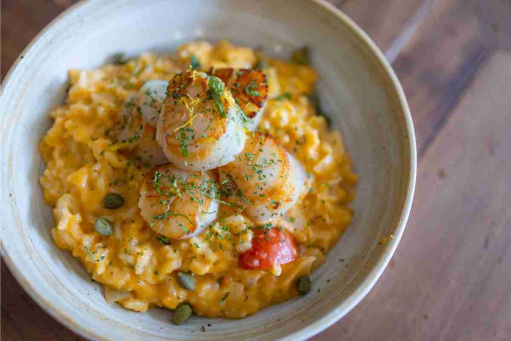 Risotto con le capesante ricetta 