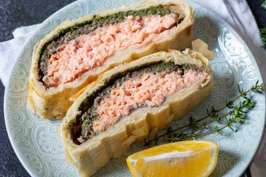 Salmone alla Wellington ricetta