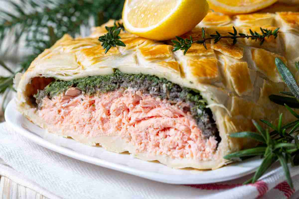 Salmone alla Wellington ricetta