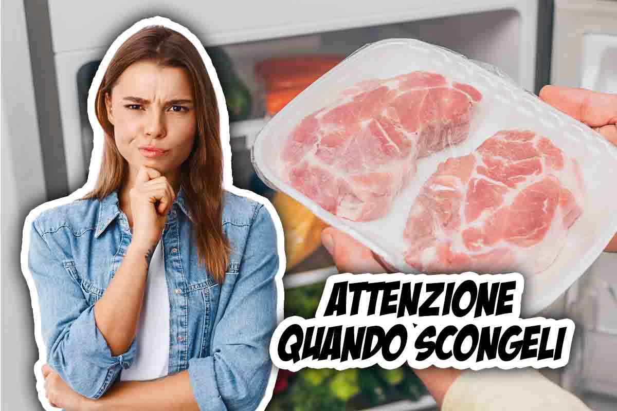 Se anche tu fai così quando scongeli questo alimento, stai mettendo a rischio la tua salute: attenzione