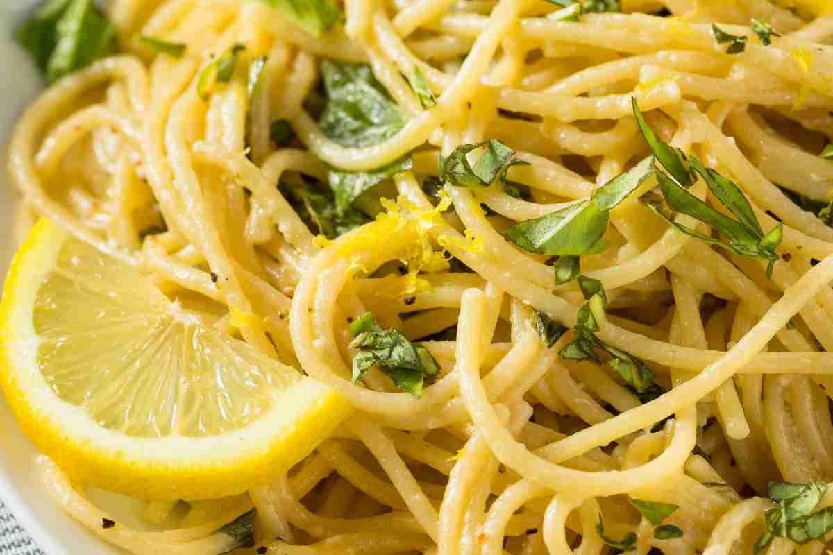 Spaghetti al limone ricetta