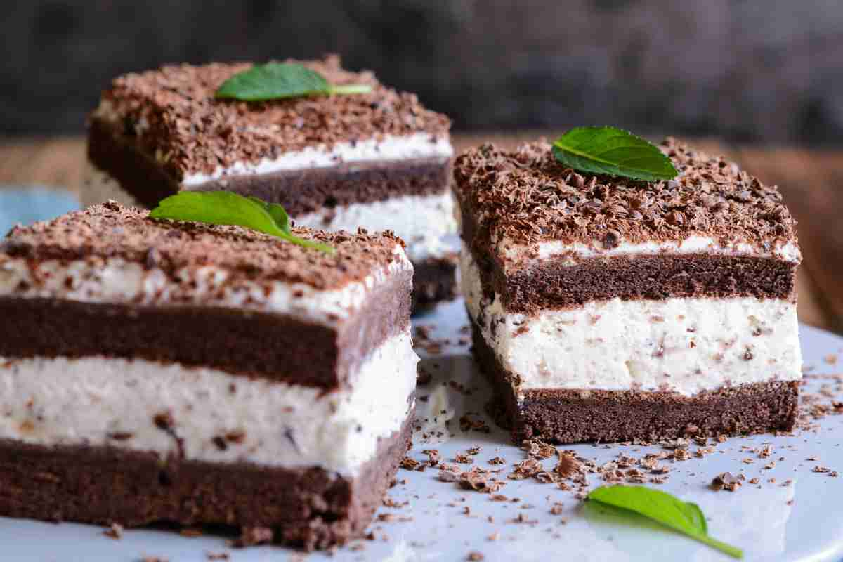 torta stracciatella porzionata