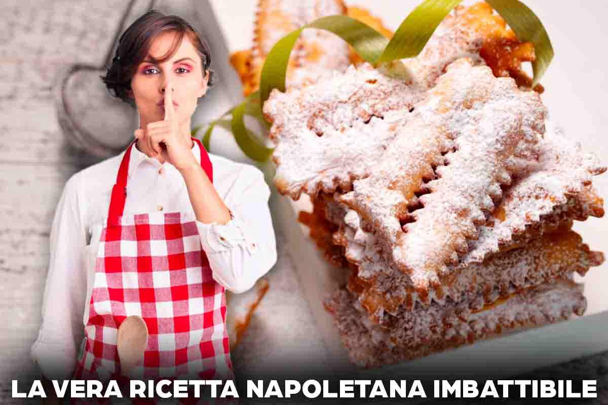 chiacchiere friabili ricetta napoletana