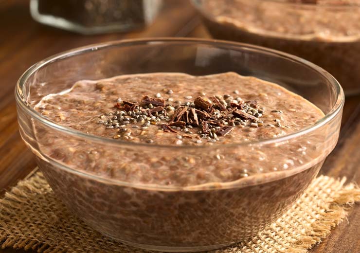 bowl cioccolato e avena a colazione ricetta