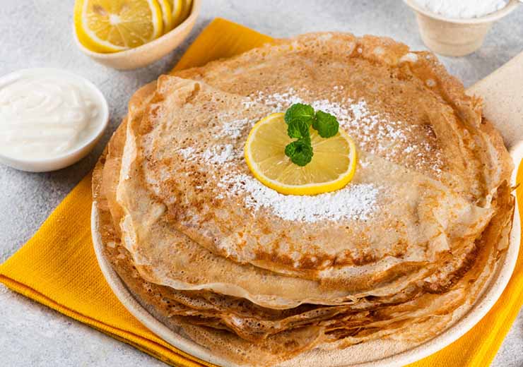 ricetta crepes al limone