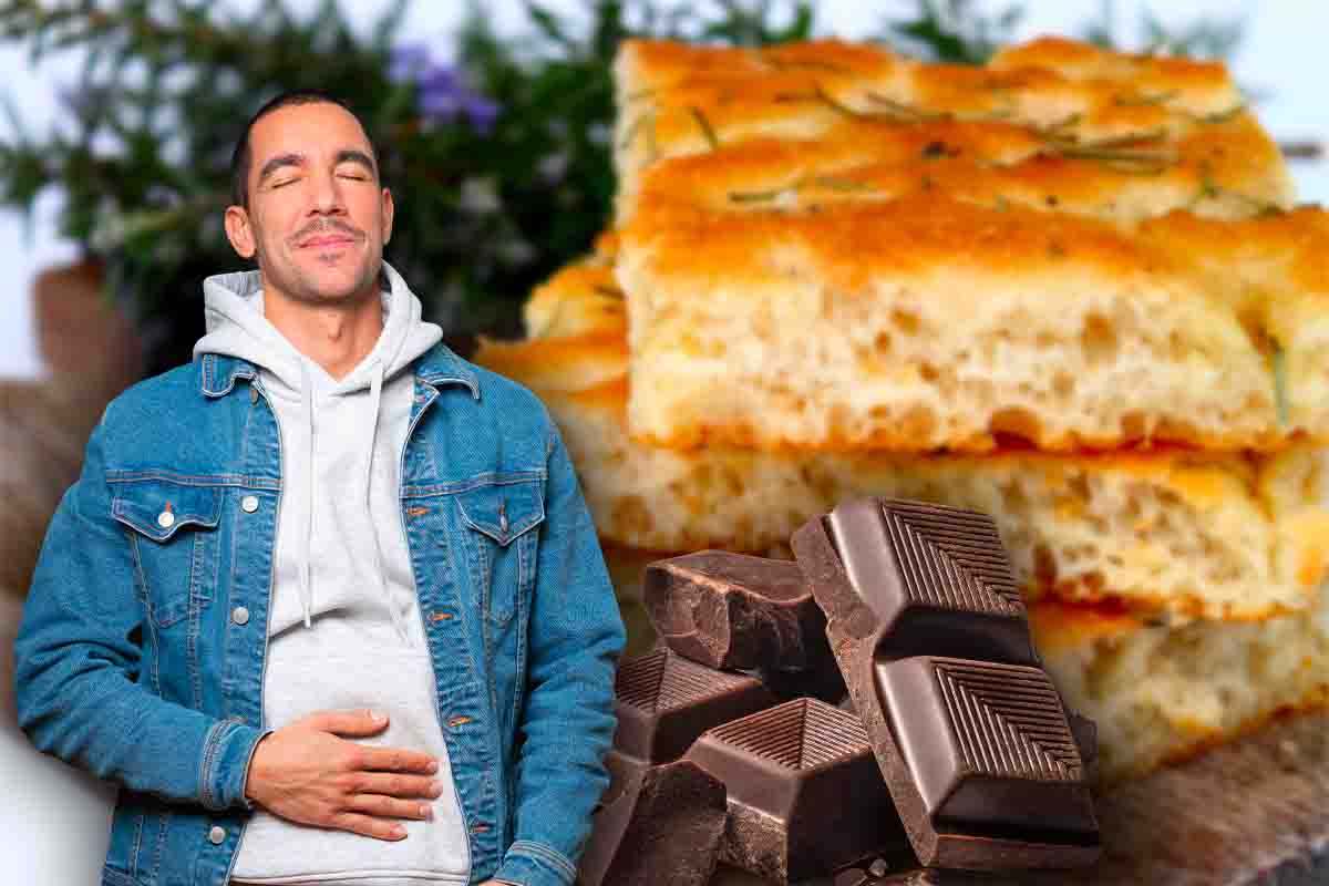 Buona con olive e pomodorini, ma hai assaggiato la focaccia al cioccolato? La versione dolce è sublime