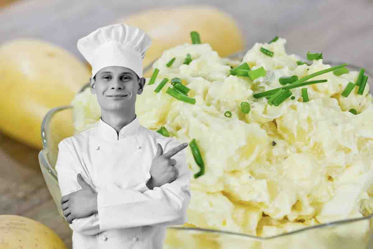 Ricetta dell'insalata di patate all'americana