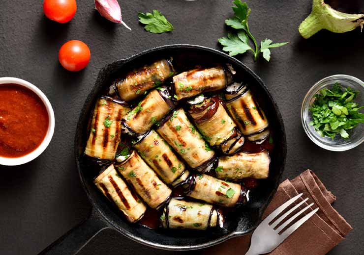 Involtini di melanzane ricetta