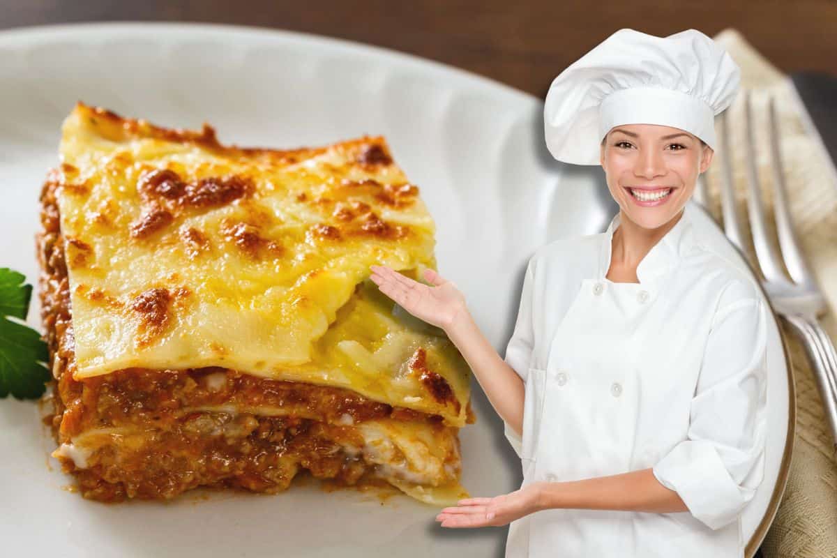 La mia lasagna é solo col ragù in bianco, quando la porto in tavola non ne resta neanche un pezzetto