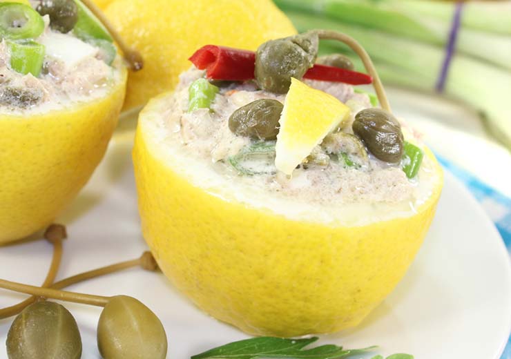 ricetta dei limoni ripieni di tonno